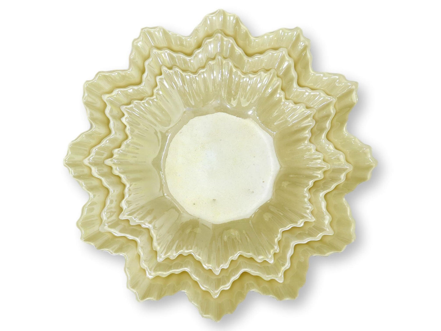 Irish Belleek Bonbon dishes, S/3
