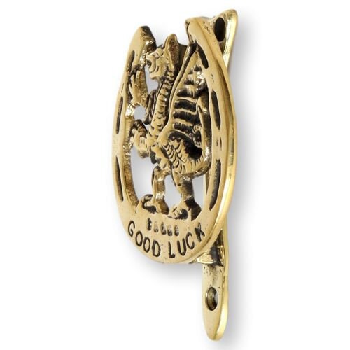 Brass English Dragon Door Knocker