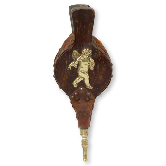 19th Century Fireplace Bellow w/Cherub
