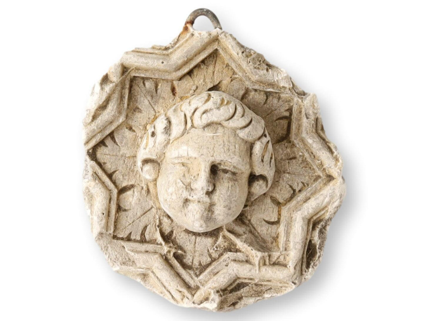 17th-Century French Architectural Fragment – Cherubic Relief