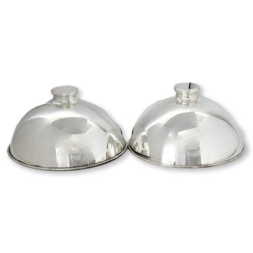 Art Deco Food Cover Cloches / Domes, s/2