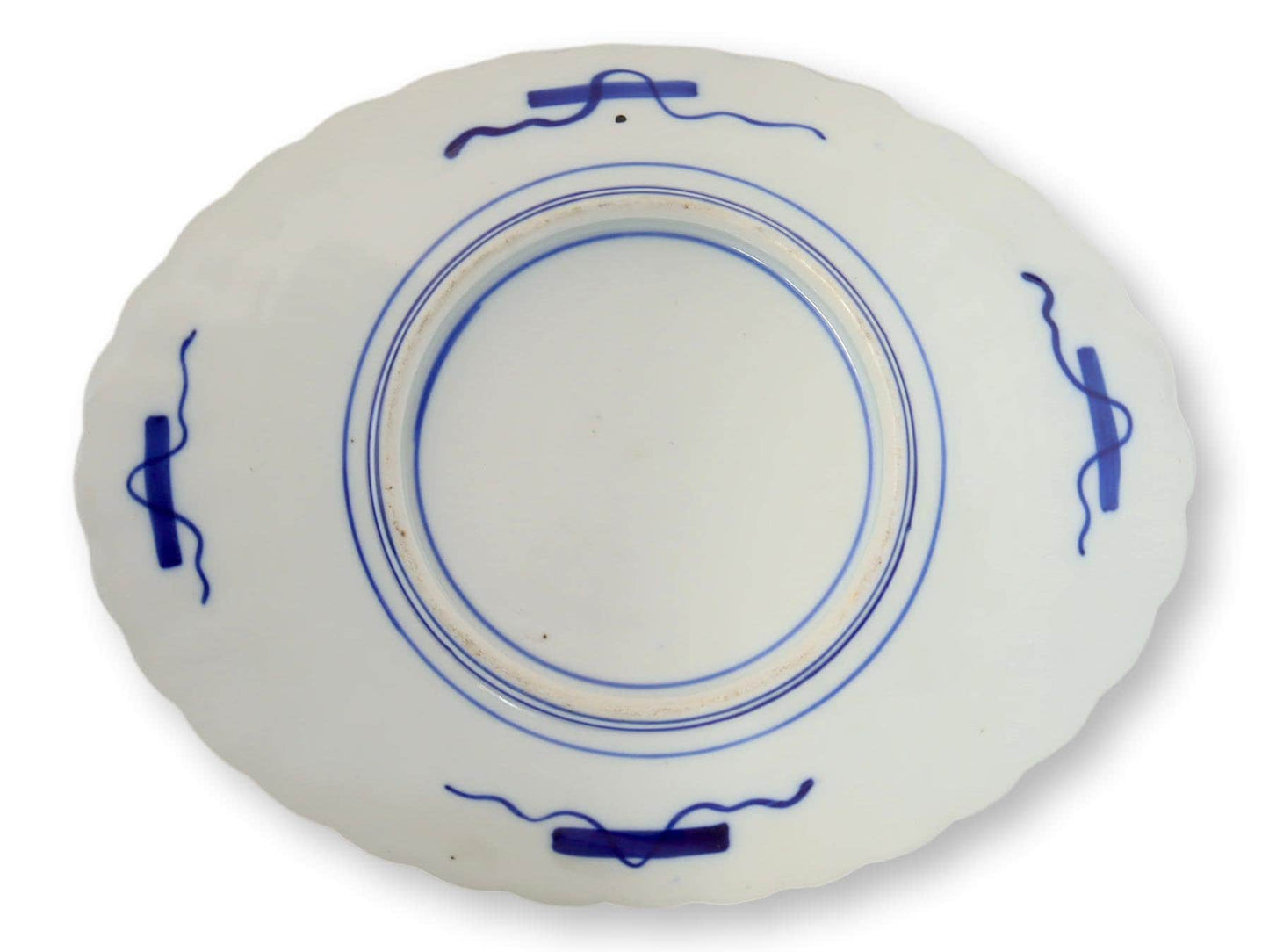 19th-Century Scalloped Edge Japanese Imari Plates