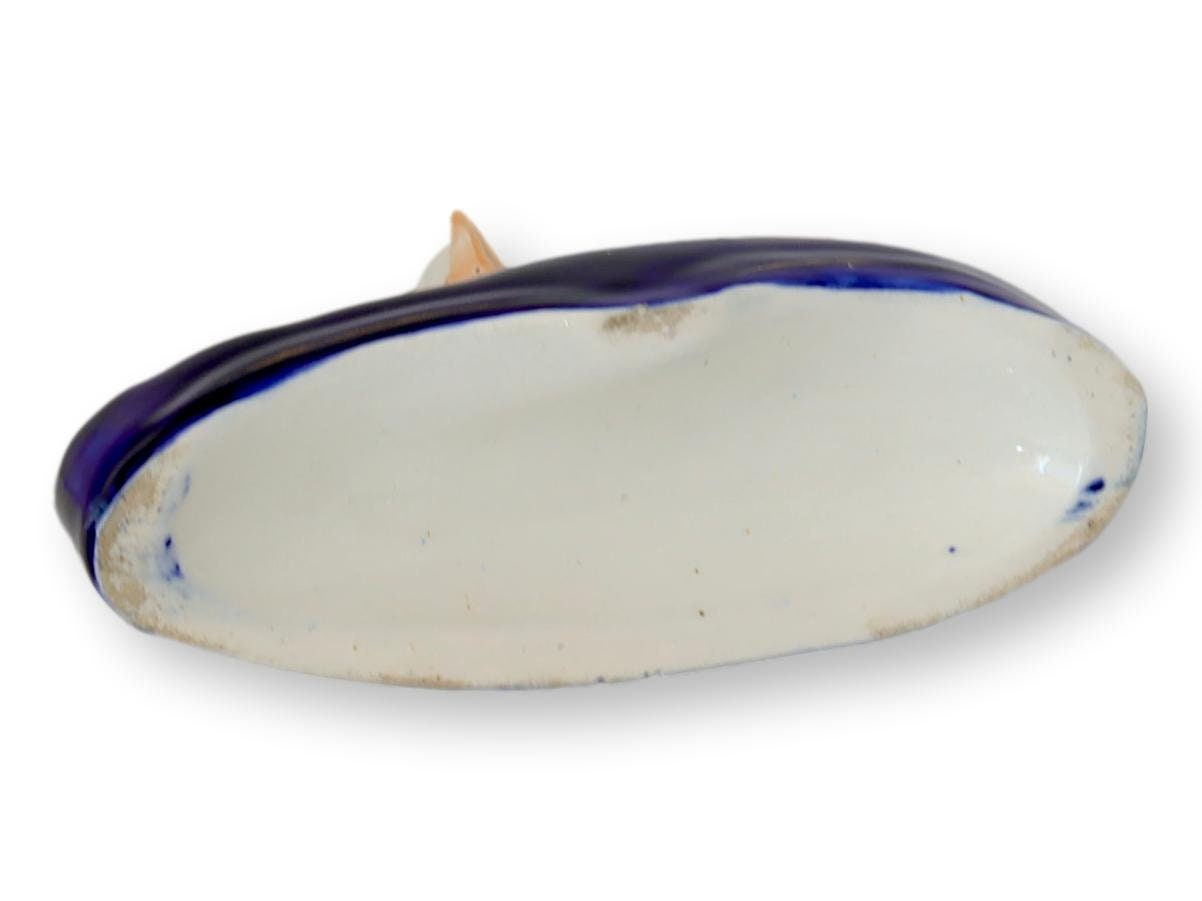 Antique English Staffordshire Deer Inkwell, Circa 1850