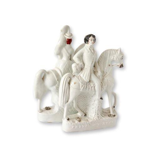 Antique English Staffordshire Prince & Princess Of Wales