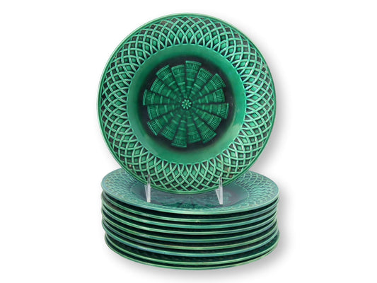 C. 1860s Mintons Christopher Dresser English Majolica Set