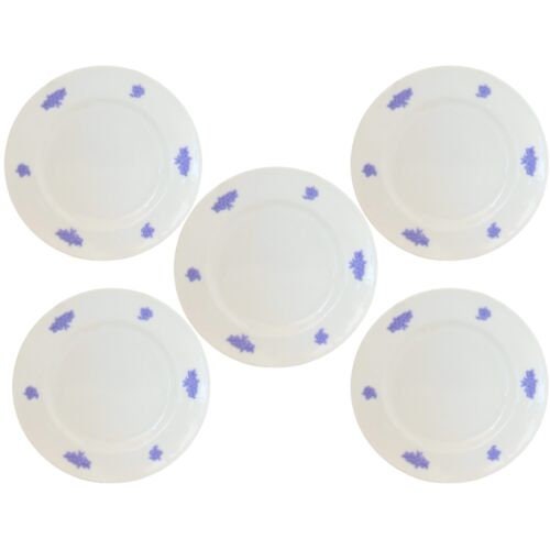 Antique English Lavender Wall Plate Grouping