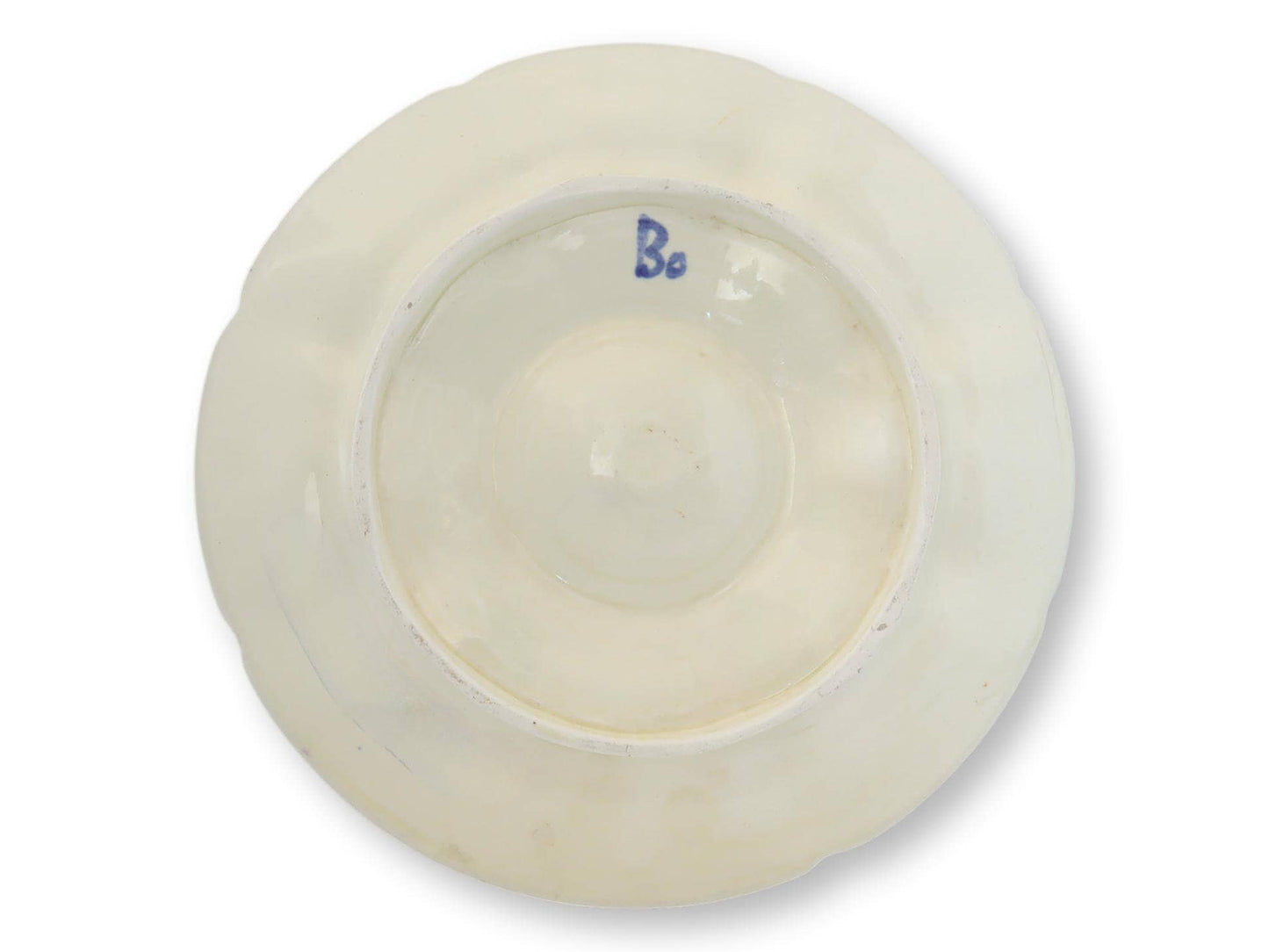 Rare C. 1890 French Barbotine Majolica Oyster Plates, Set of Six