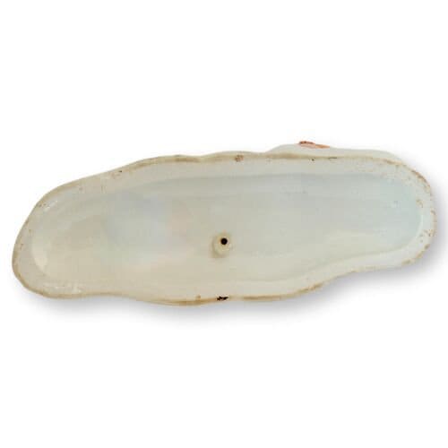 Antique English Staffordshire Greyhound w/ Rabbit