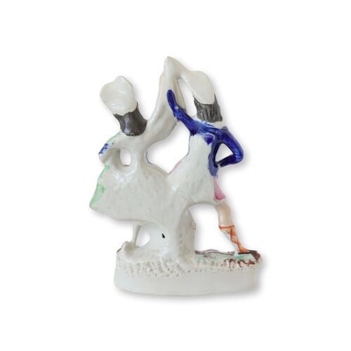 19th-C. English Staffordshire Dancing Highlanders