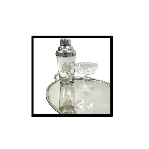 Oversized James Dixon "Cockerel" Cocktail Shaker