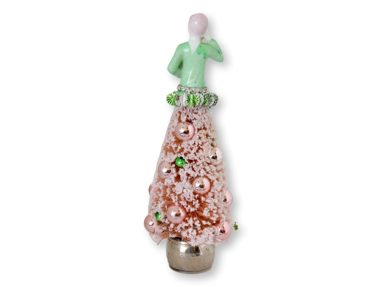 1920s German Porcelain Lady Holiday Tree