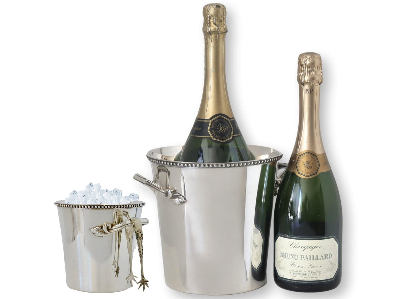 Antique French Silver-Plate Champagne & Ice Buckets