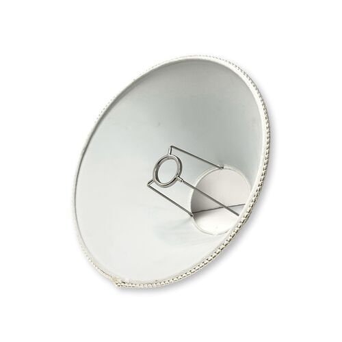 Antique French Damask Hand-Monogrammed "C A" Lampshade