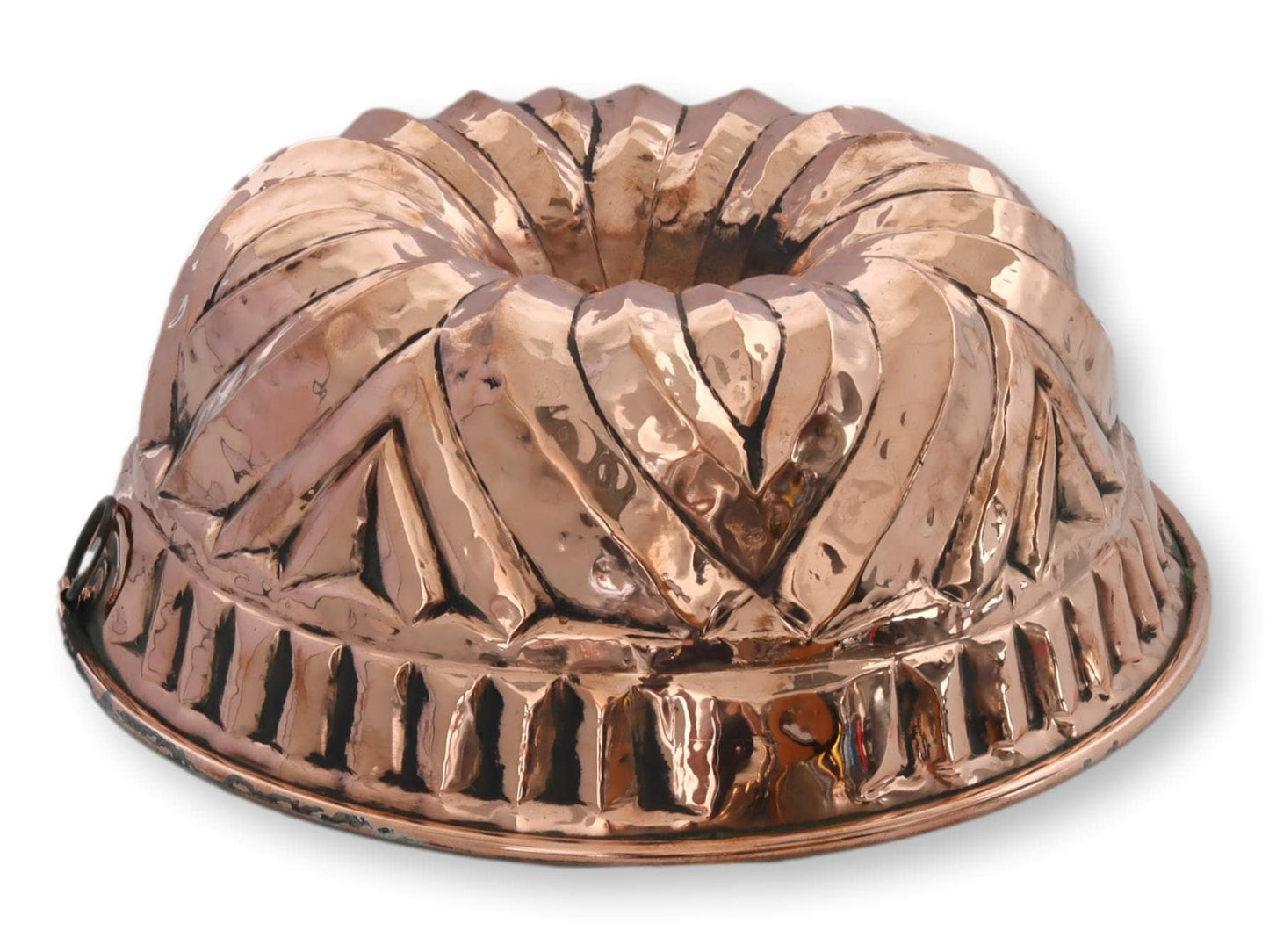 Antique English Copper Pudding Mold