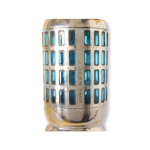 1920s Paris Bistro Metal Cased Seltzer Bottle
