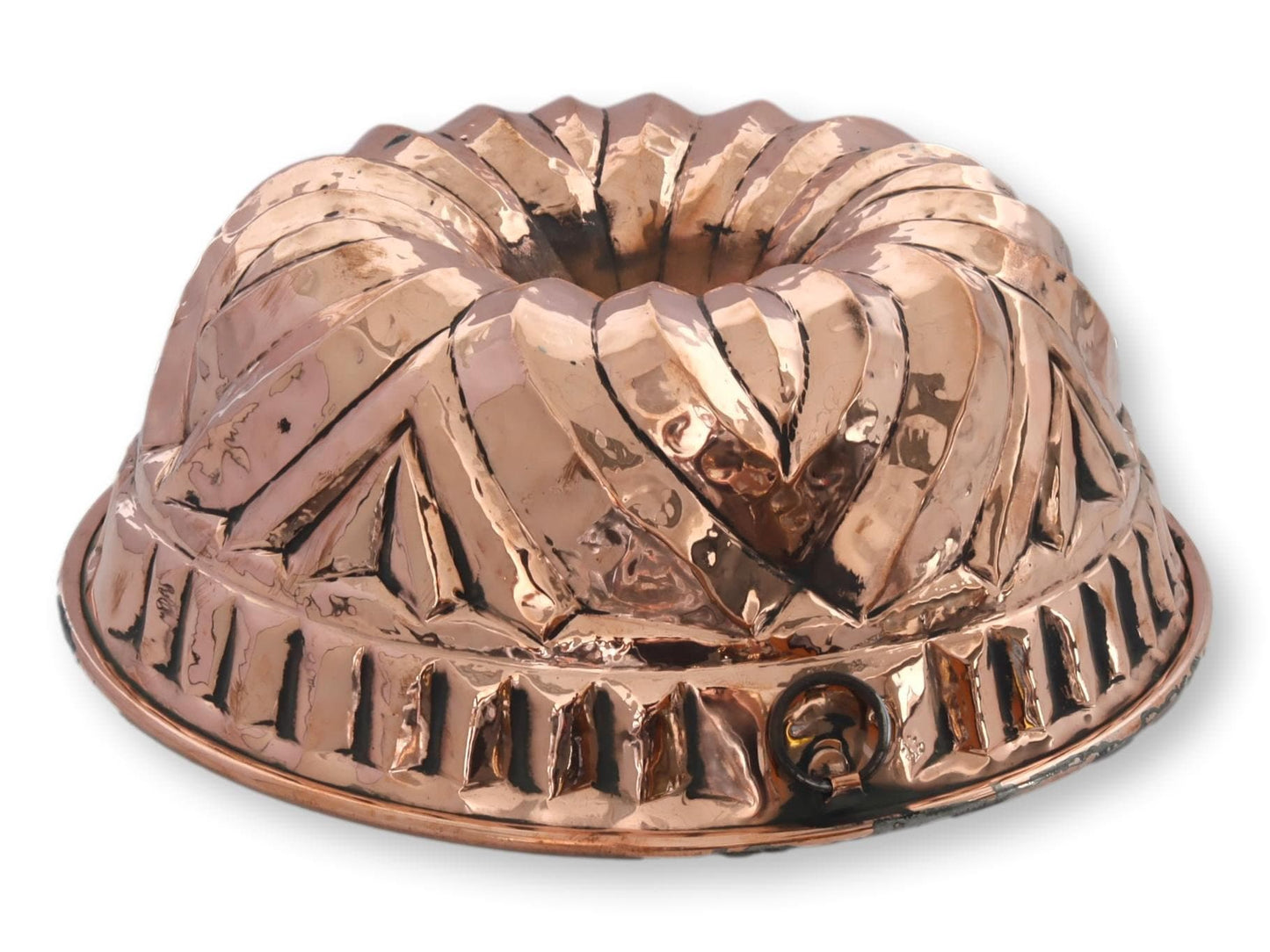 Antique English Copper Pudding Mold