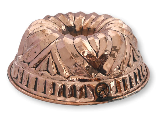 Antique English Copper Pudding Mold