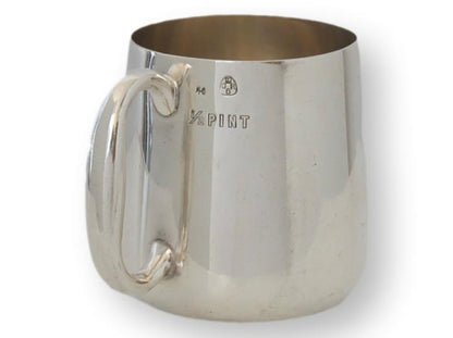 1940s Elkington for Anchor Line SS First Class Half Pint Tankard