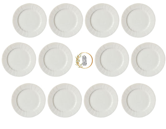 French Gien Porcelain Dinner Plates, s/12