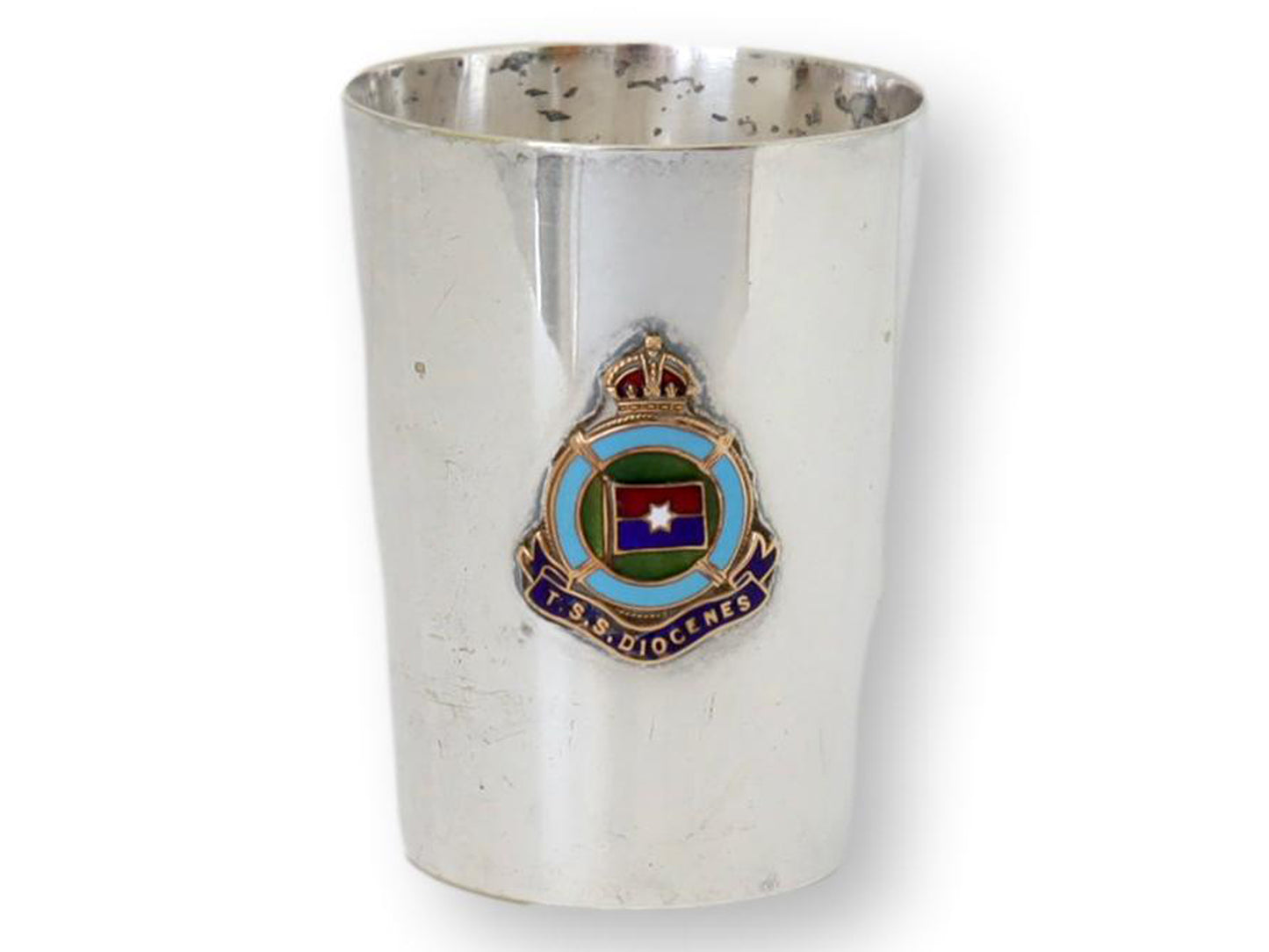 1920s TSS Diogenes First Class Shot Glass / Jigger