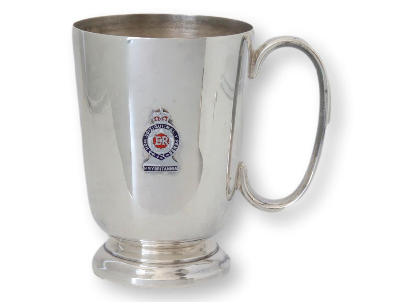 1950s H.M.Y. Britannia Tankard | Former Royal Yacht of the British Monarchy