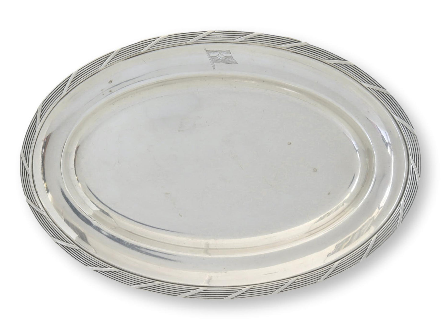 W W I German Steamship Officer's Mess 13" Hotelware Platter