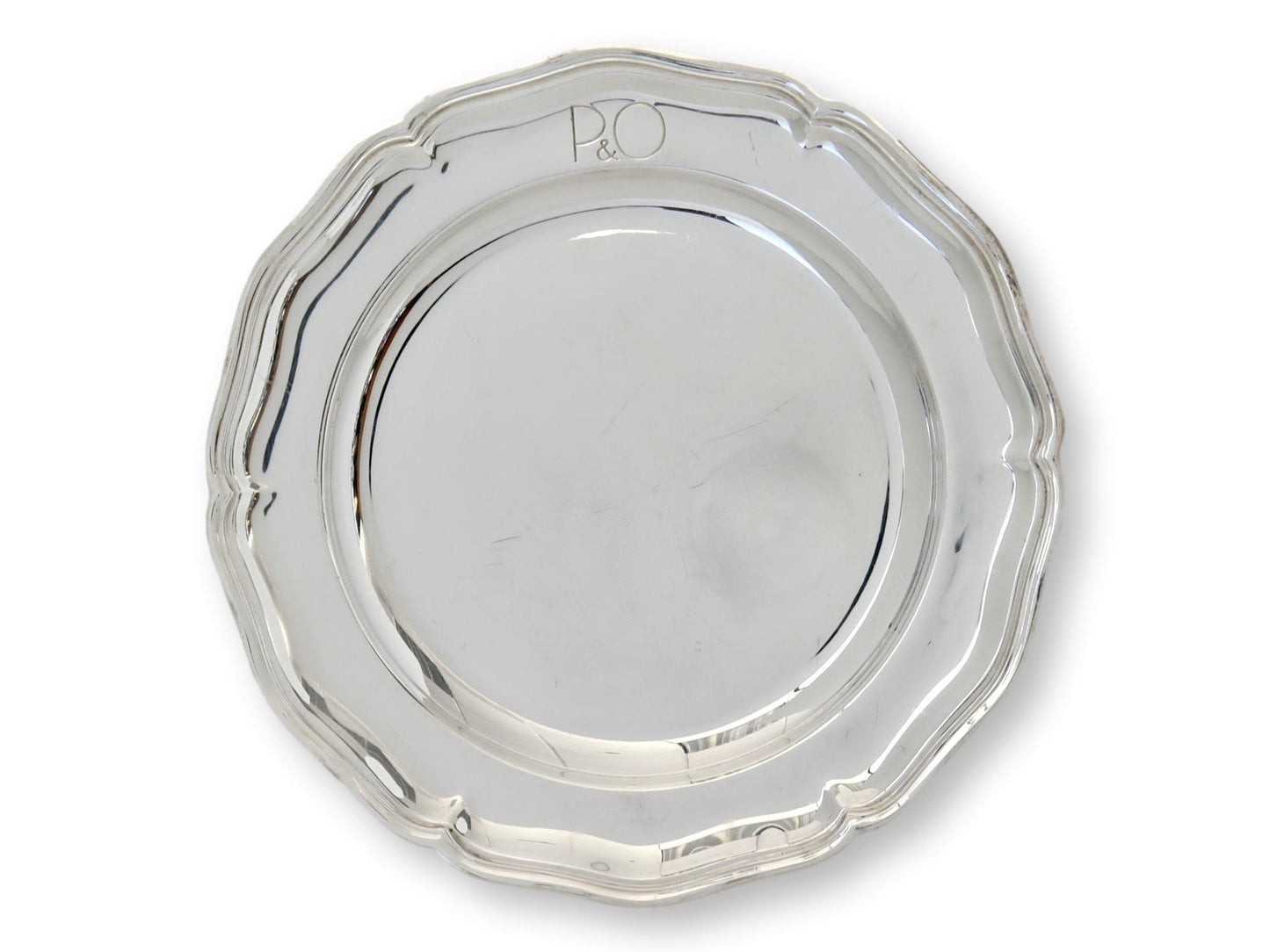 1950s Mappin & Webb Hotelware Dinner Plate for P&O Ocean Liner