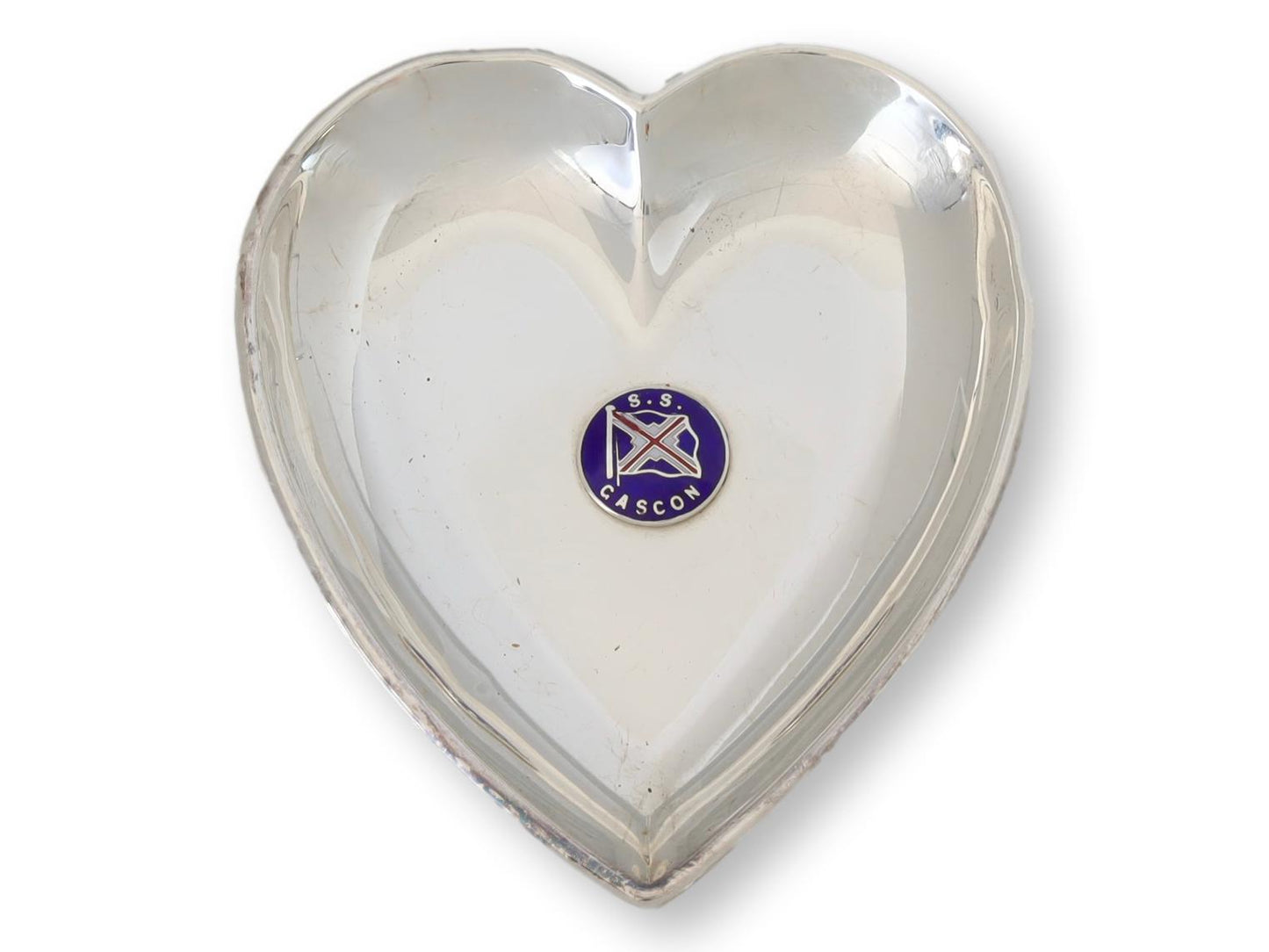 SS Gascon Heart Shaped Trinket Dish