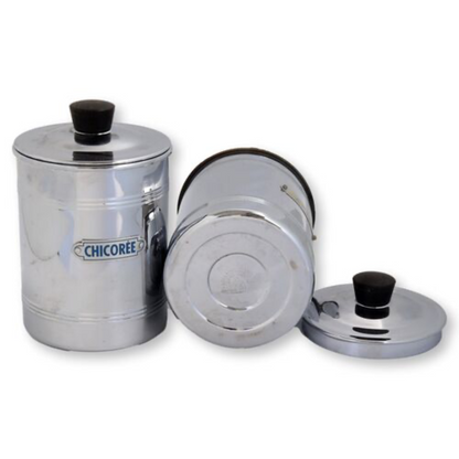 Midcentury Art Deco French Café & Chicorée Canisters