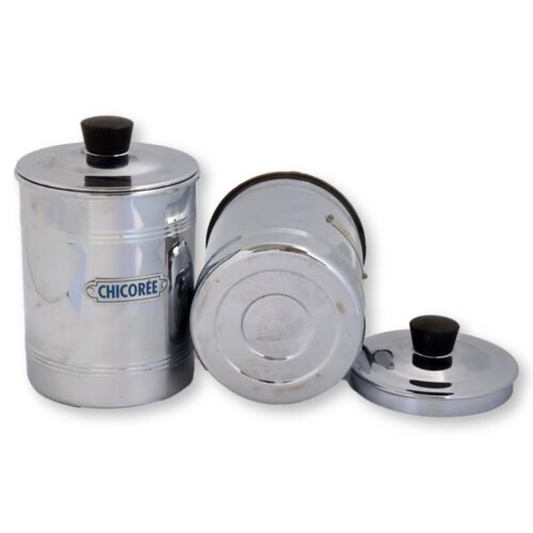Midcentury Art Deco French Café & Chicorée Canisters