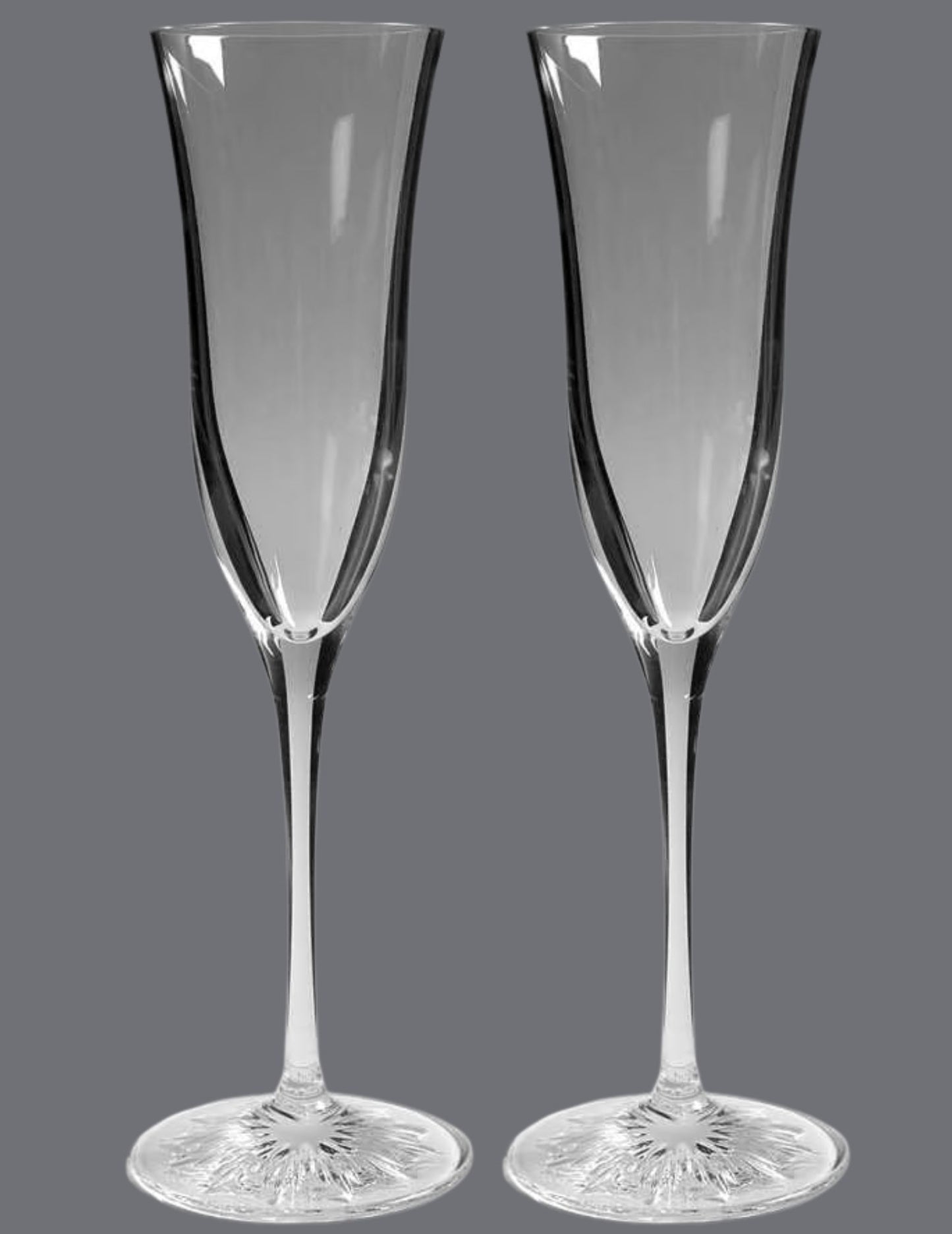 Vintage Waterford Champagne Toasting Flutes