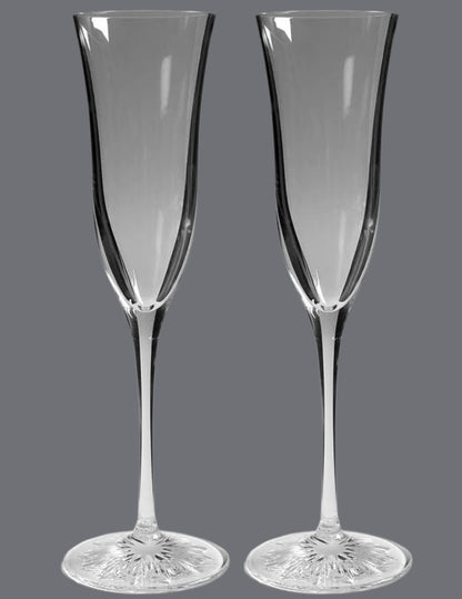 Vintage Waterford Champagne Toasting Flutes