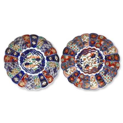 Pair of Antique Japanese Imari Chargers, C.1880