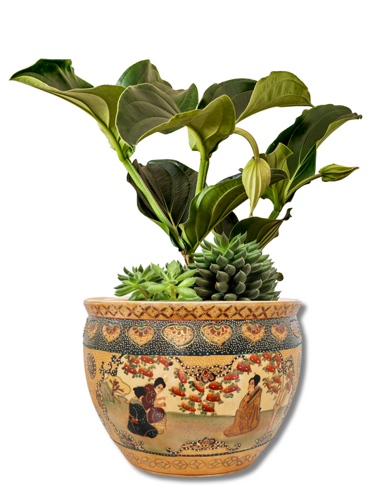 Large Satsuma Fishbowl Planter