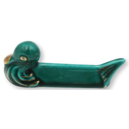 1930s French Majolica Duck Serving Set