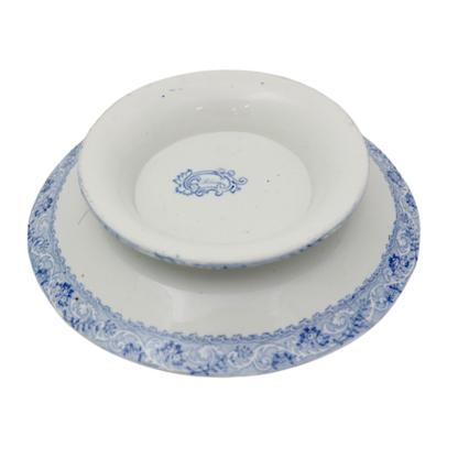 C.1870s English Staffordshire Rhine Pattern Serving Set
