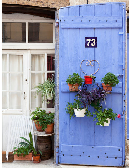 Vintage French Enameled Address Number