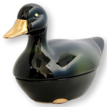 French Majolica Duck Pâté Tureen