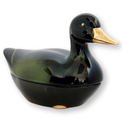 French Majolica Duck Pâté Tureen