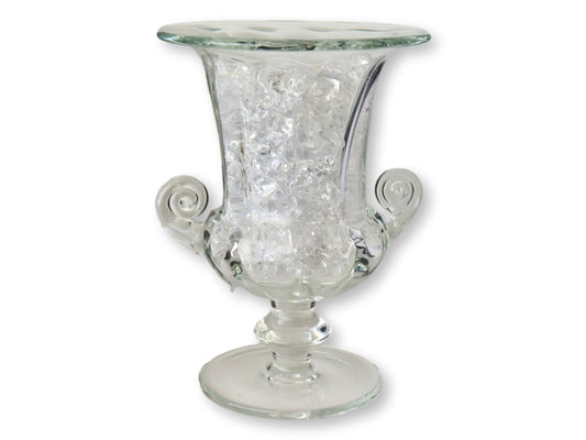 Heavy Hand-Blown Glass Champagne Cooler