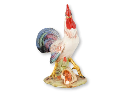 Midcentury Italian Faience Rooster