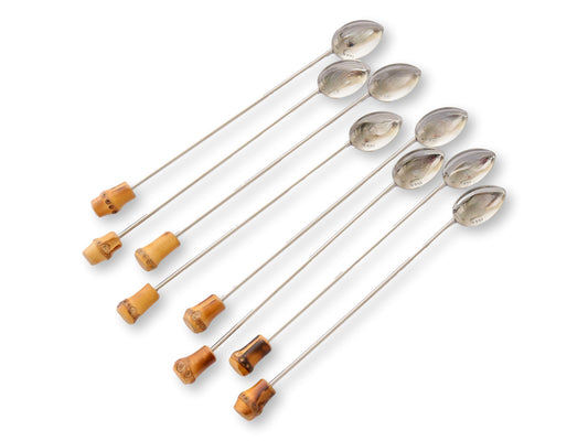 French Bamboo Iced Tea / Sundae Spoons