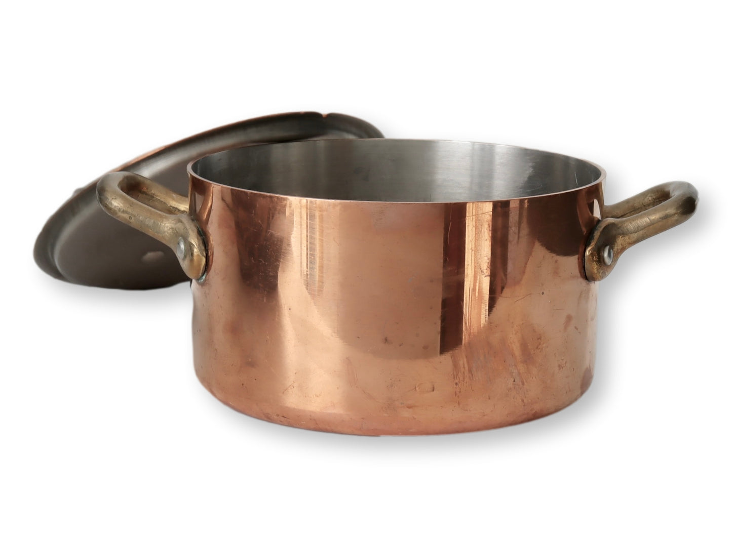 Small French Copper Simmer Pan