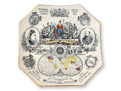 1887 Queen Victoria Golden Jubilee Commemorative Plate