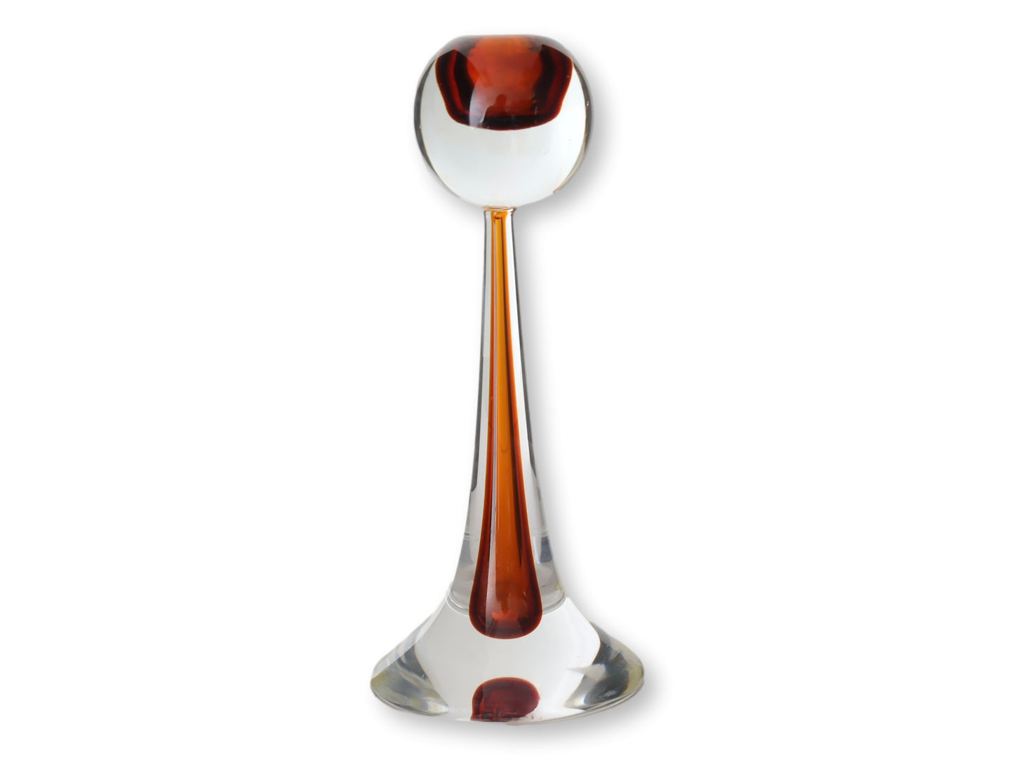 Signed Cenedese Italian Murano Candlestick