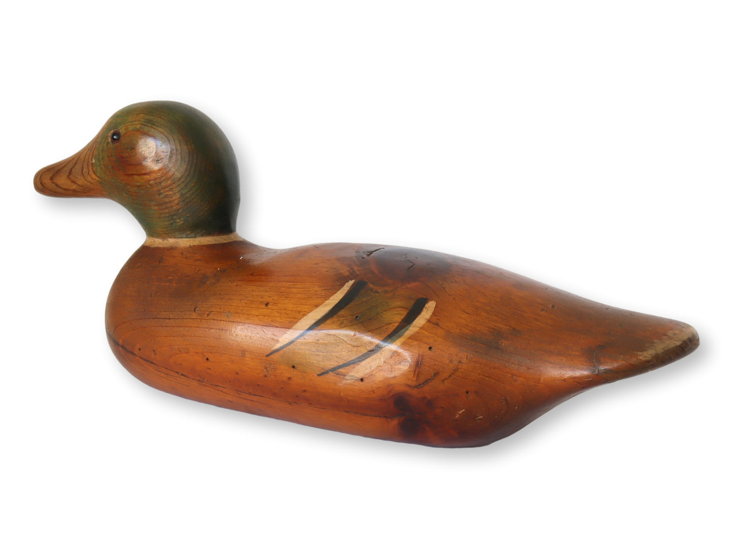 Midcentury Hand-Made Duck Decoy