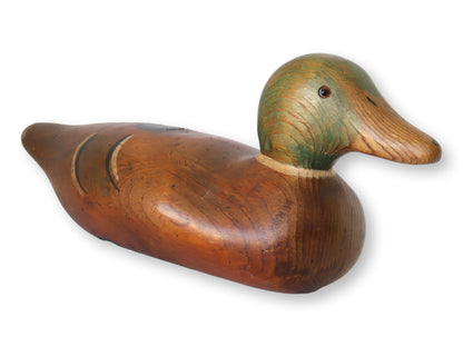 Midcentury Hand-Made Duck Decoy