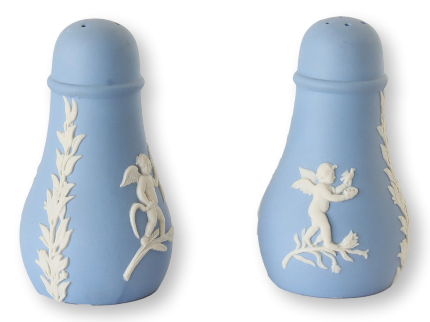 Wedgwood Cherub Jasperware Salt & Pepper Set