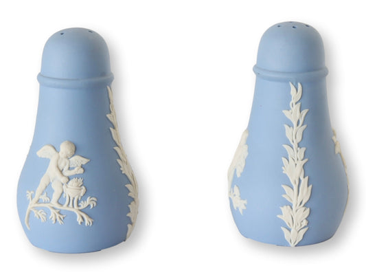 Wedgwood Cherub Jasperware Salt & Pepper Set