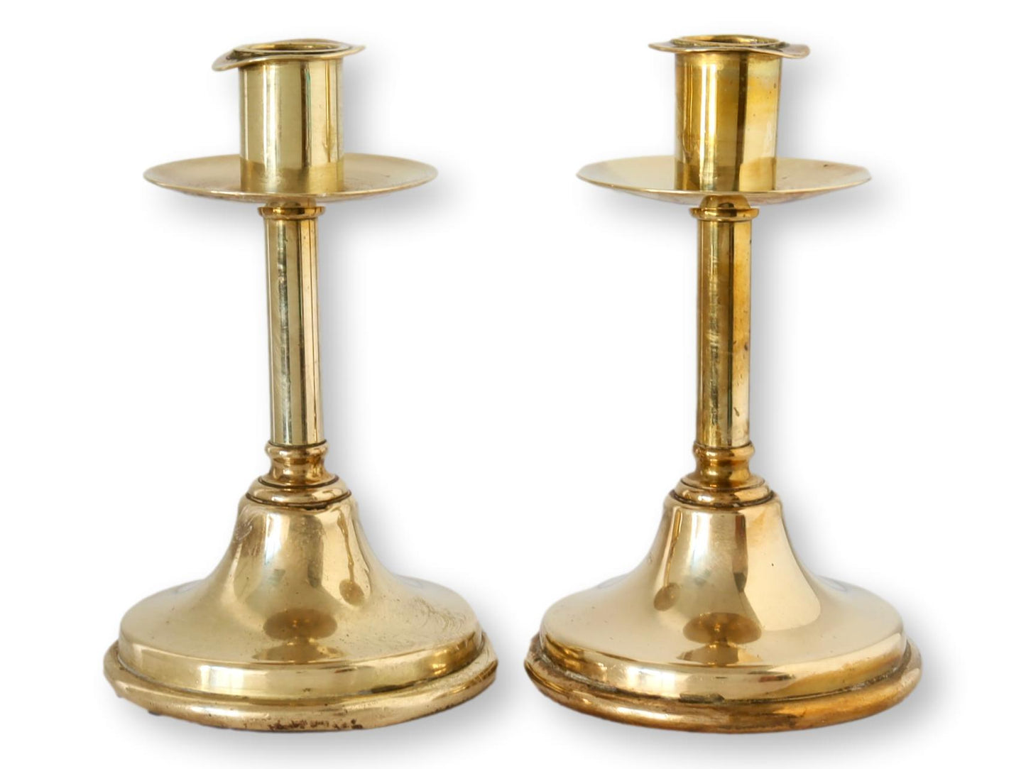 Early 19th Century Brass Candlesticks